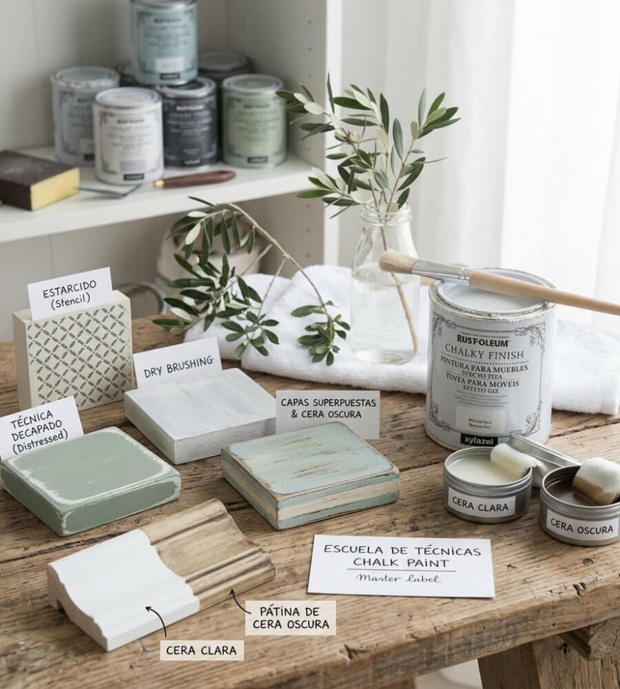 Técnicas de la pintura a la tiza