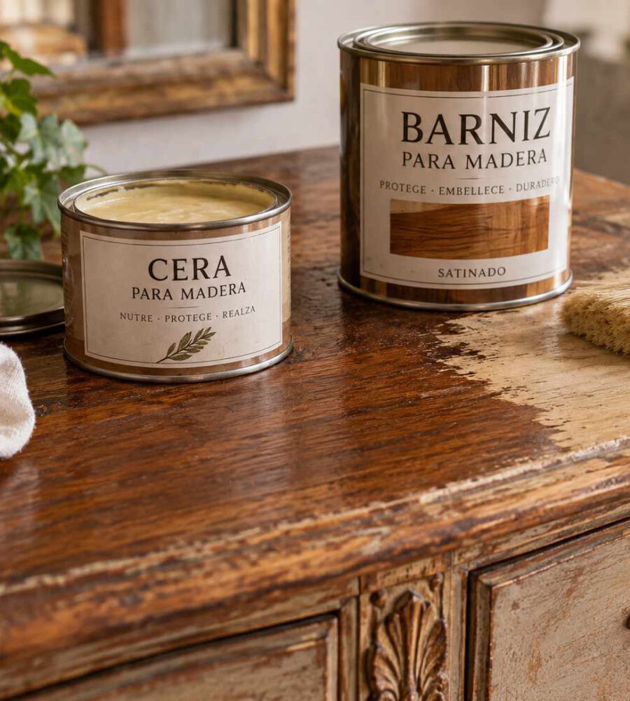 Cera o Barniz para muebles